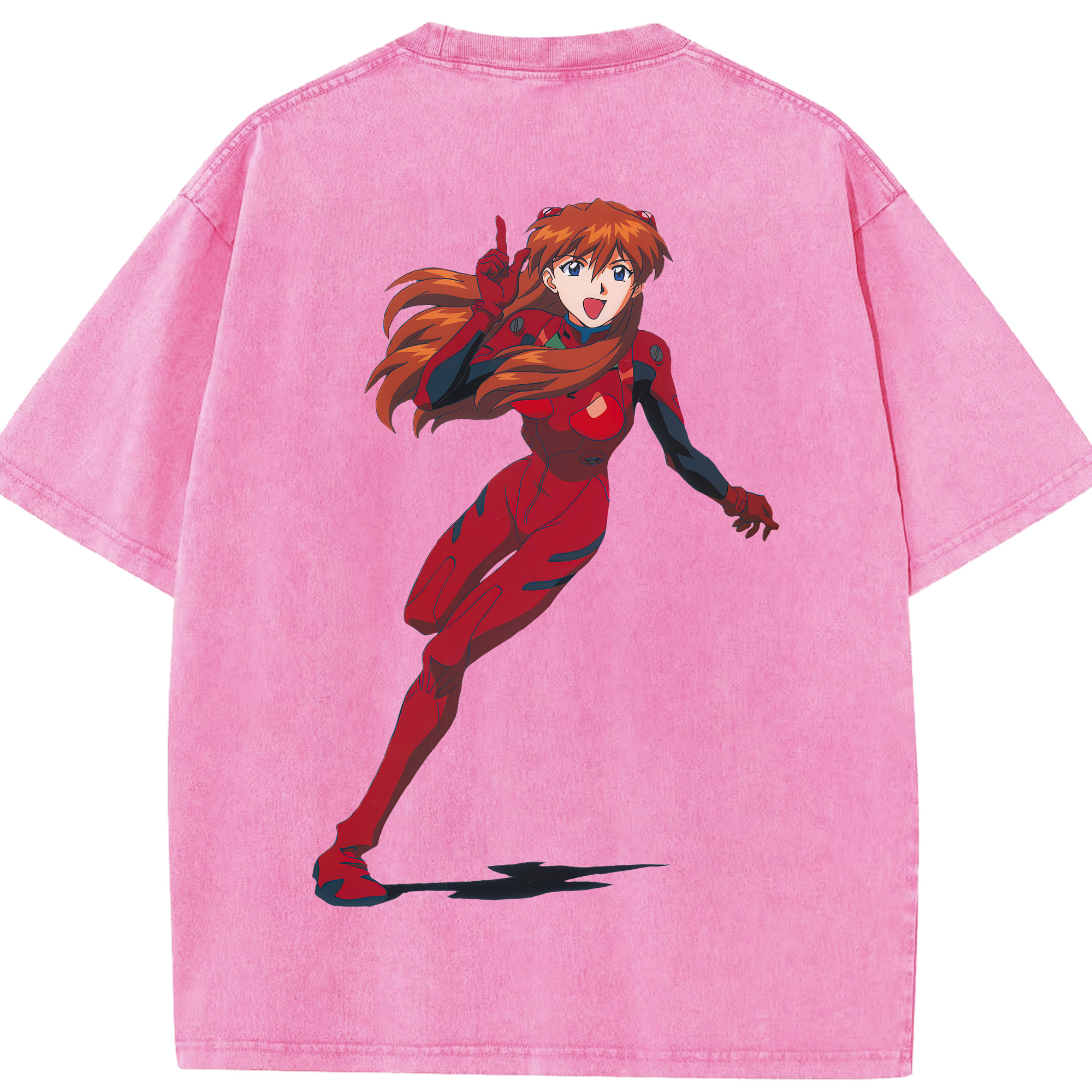 （画像用） EVA 新世紀エヴァンゲリオン 綿100% ヴィンテージ風 半袖Tシャツ（背面プリント）